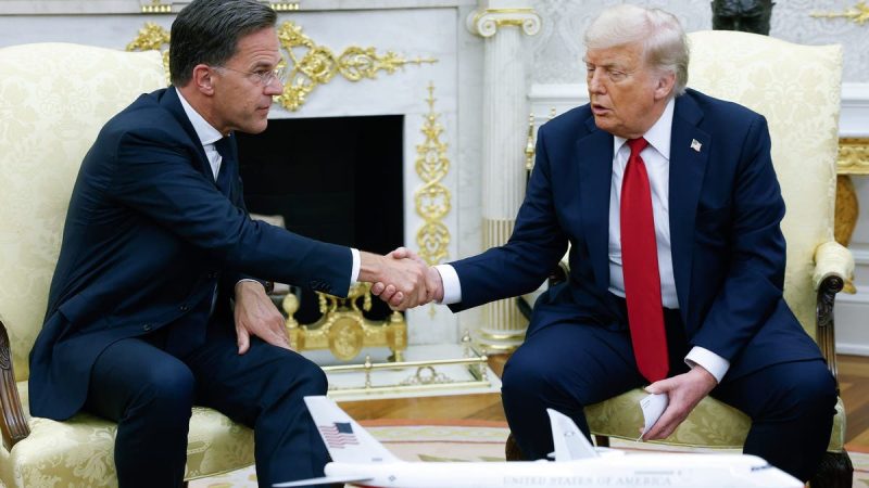 President Donald Trump met with NATO Secretary-General Mark Rutte Wednesday — days after Ukrainian President Volodymyr Zelenskyy visited the White House andafter calling off a meeting with Russian President Vladimir Putin.
‘We canceled the meeting with President Putin,’ Trump told reporters in the Oval Office with Rutte Wednesday. ‘It just it didn’t feel right to me. It didn’t feel like we were going to get to the place we have to get. So I canceled it. But we’ll do it in the future.’ 
Trump also shed insight into why he isn’t interested in arming Ukraine with Tomahawk missiles, after indicating earlier in October he might do so. 
‘There is a tremendous learning curve with the Tomahawk. It’s a very powerful weapon, very accurate weapon,’ Trump said. ‘And maybe that’s what makes it so complex. But it will take a year. It takes a year of intense training to learn how to use it, and we know how to use it. And we’re not going to be teaching other people. It will be just too far out into the future.’ 
Rutte said he visited the White House to discuss ways to end the war, although he said ‘no peace plan is on the table.’ 
‘That’s why I’m here — to dialog again with the president … how NATO, my colleagues and other colleagues in NATO can be of maximum support to get that,’ Rutte said. 
NATO announced Tuesday that Rutte would visit Washington Wednesday, as Trump has said he wants to direct his focus on ending the conflict between Russia and Ukraine following the ceasefire deal in the Middle East. 
Ahead of his arrival at the White House, Rutte said that Wednesday’s White House visit aimed to build on the momentum after securing the peace agreement in the Middle East. 
‘I was texting with the president after an enormous success in Gaza, and we said, ‘Hey, let’s have a meeting in Washington to discuss how we now can deliver his vision of peace in Ukraine,’’ Rutte told reporters on Capitol Hill Wednesday after meeting with lawmakers, according to The New York Times.
‘I have total confidence in President Trump. He’s the only one who can get this done,’ Rutte said. 
Rutte has visited the White House on several occasions during Trump’s second term, including in July and also in August after Trump’s Alaska summit with Putin. NATO has backed Ukraine since Russia first invaded, and has provided Kyiv with military equipment and other assistance since 2022. 
In August, Rutte and other European leaders joined Zelenskyy in an effort to advance peace talks to end the war in Ukraine. At the time, Trump said that European nations would shoulder the bulk of the burden by providing Ukraine with security guarantees in an attempt to deter future aggression from Russia. 
As part of these security guarantees, Ukraine has sought to become a member of NATO during the peace negotiations. However, Trump has routinely ruled that out as a possibility. 
Meanwhile, Russia’s list of demands has historically included prohibiting Ukraine from ever joining NATO, and concessions on some land that previously belonged to Kyiv. 
Additionally, Rutte’s meeting comes after Trump appeared to throw cold water on any hopes that the U.S. would arm Ukraine with Tomahawk missiles, like Trump had said he was considering doing days ahead of Zelenskyy’s visit. 
‘I would much rather have them not need Tomahawks,’ Trump told reporters Friday. ‘I would much rather have the war be over to be honest, because we’re in it to get the war over.’ 
Additionally, Trump changed his tune on whether Ukraine would need to cede territory it had lost to Russia as part of a peace deal. Although Trump altered his position in September and said that Ukraine could secure back its lost territory, Trump reverted to his previously held position on the matter. 
‘They can negotiate something later on down the line,’ Trump told reporters Sunday. ‘But I said cut and stop at the battle line. Go home. Stop fighting, stop killing people.’
The change in tone came after Trump spoke with Putin Thursday and the two were originally slated to meet this month in Budapest. However, plans for the meeting were scrapped after Secretary of State Marco Rubio’s call with Russian Foreign Minister Sergey Lavrov. 
‘Secretary Rubio and Foreign Minister Lavrov had a productive call,’ a senior official said in a statement Tuesday to Fox News. ‘Therefore an additional in-person meeting between the Secretary and Foreign Minister is not necessary and there are no plans for President Trump to meet with President Putin in the near future.’ 
Meanwhile, Trump has recently cast doubt on whether Ukraine can defeat Russia. 
‘They could still win it. I don’t think they will, but they could still win it,’ Trump told reporters Monday. 
<i>Fox News’ Gillian Turner and The Associated Press contributed to this report. </i>
This post appeared first on FOX NEWS